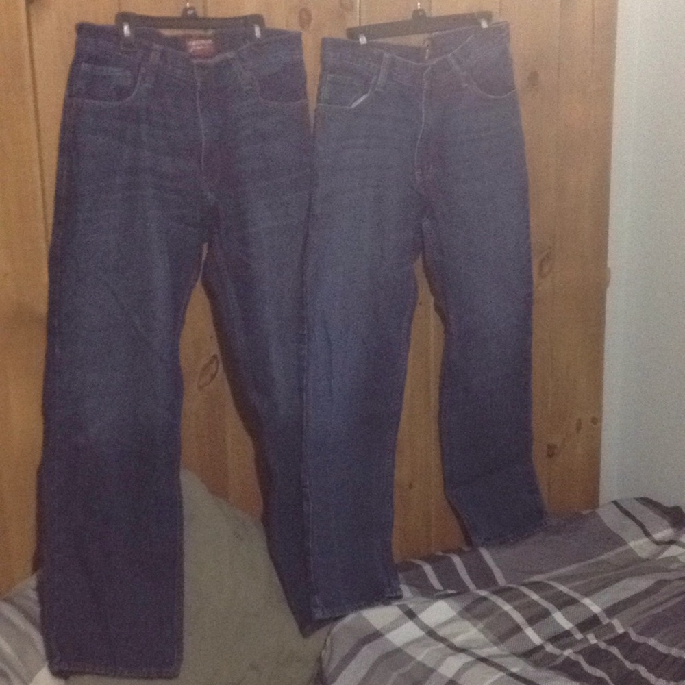 Men's Jean ARIZONA RELAXED STRAIGHT ~  TWO pairs
